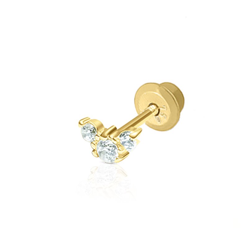Piercing Ala Circonita en Oro 9K Piercing Ala Circonita en Oro 9K