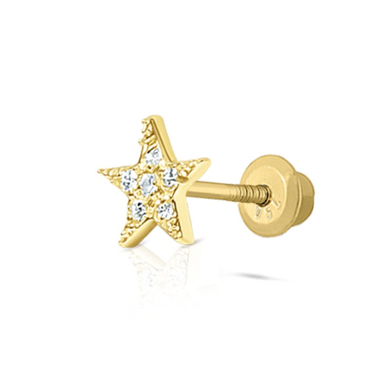 Piercing Estrellas Circonitas en Oro 9K Piercing Estrellas Circonitas en Oro 9K
