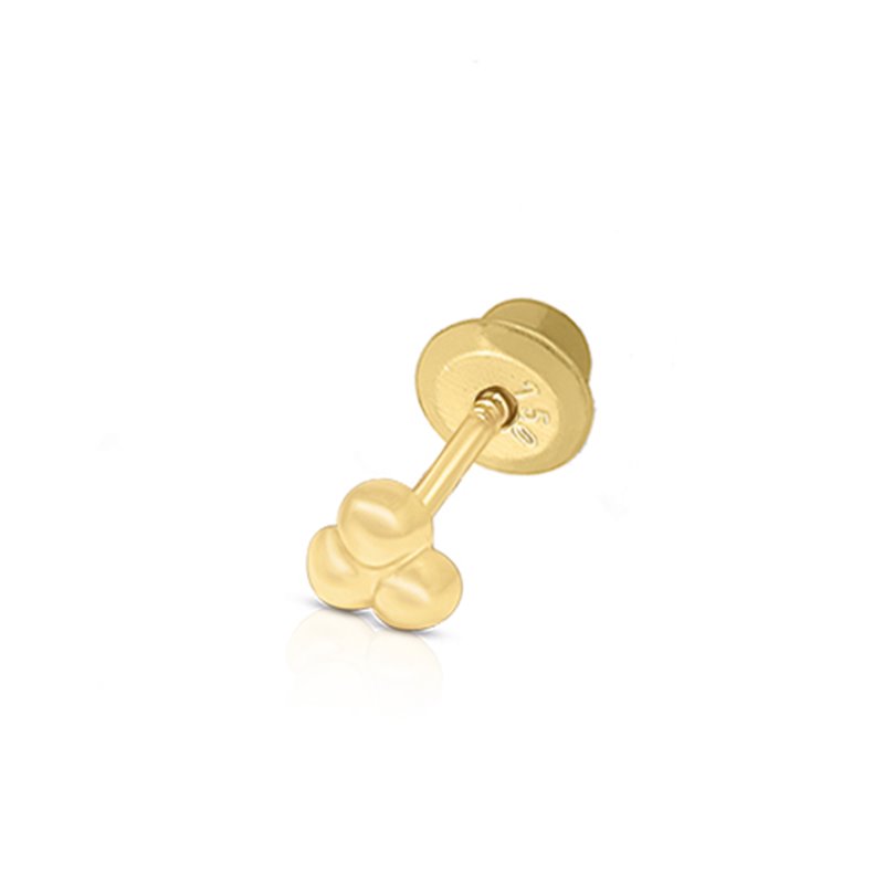Piercing Tri Bolas en Oro 9K Piercing Tri Bolas en Oro 9K