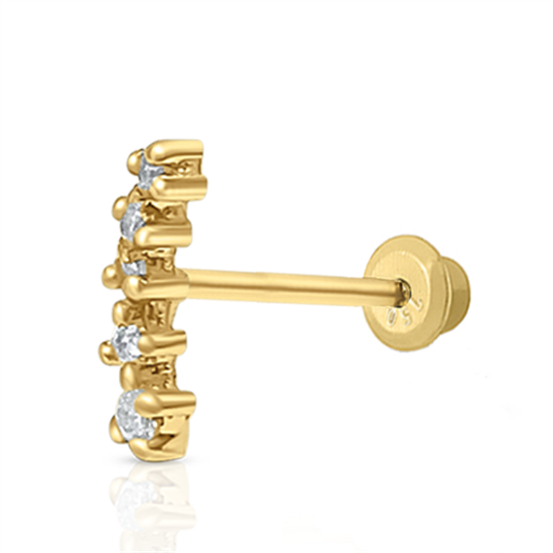 Piercing Trepador de Garritas en Oro 9K Piercing Trepador de Garritas en Oro 9K